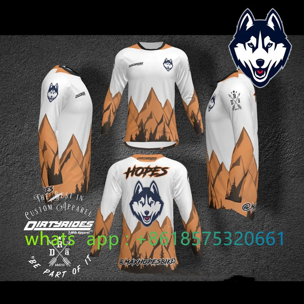 Mountain Biking Gear For Men - Эндуро Мото Велосипед Джерси Рукав Велоспорт
