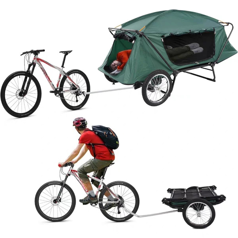 Mountain Biking Camp - Электрический велосипед-горный велосипед с прицепом для