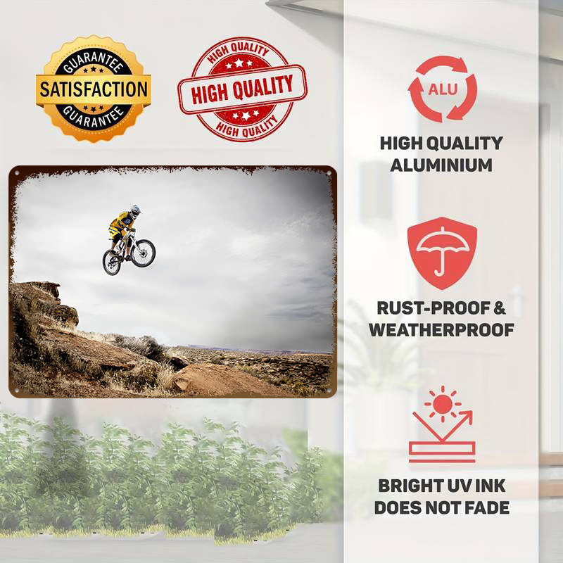 Металлический 3D-постер с горн – обзор и цена Mountain Biking Europe