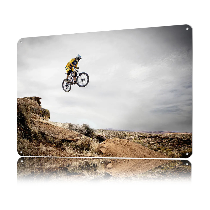 Металлический 3D-постер с горн – обзор и цена Mountain Biking Europe