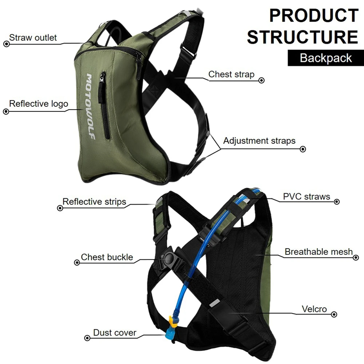 Мотоциклетная велосипедная сум – обзор и цена Mountain Biking Rucksack