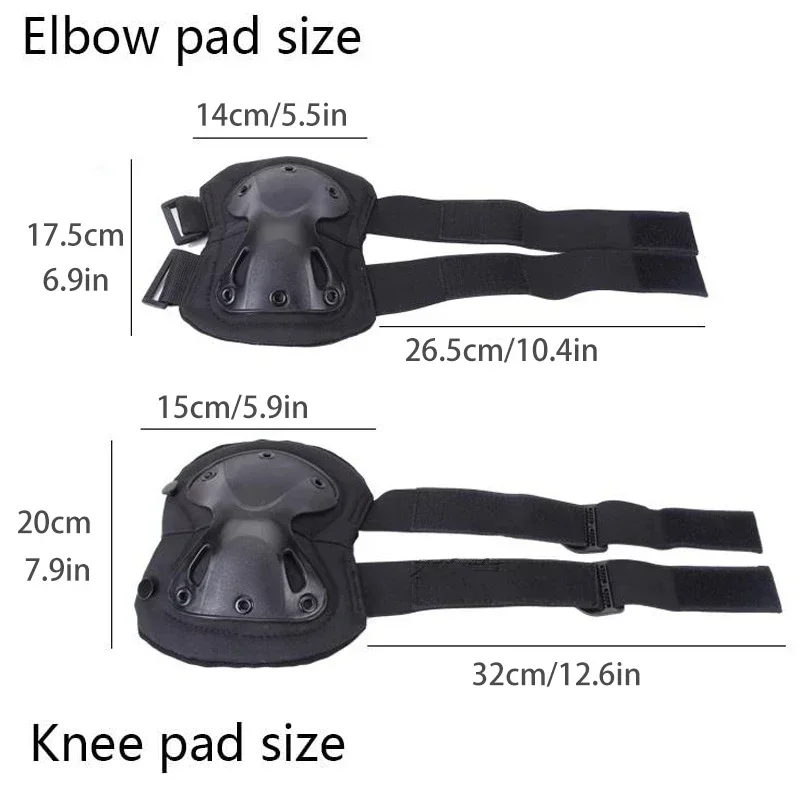 Комплект тактических наколенни – обзор и цена Mountain Biking Knee Pads