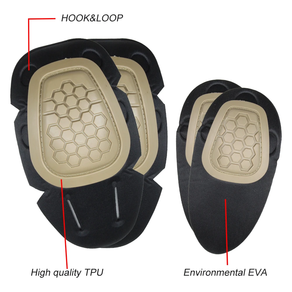 Комплект из 4 зеленых тактичес – обзор и цена Mountain Biking Knee Pads